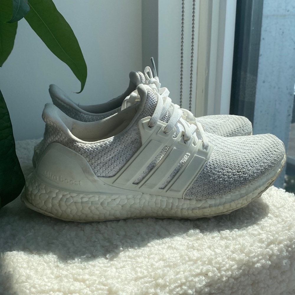 White Adidas ultra boost